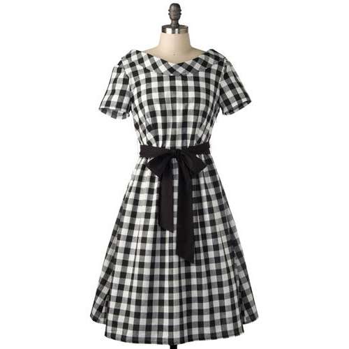 CATHERINE GINGHAM DRESS main image 0